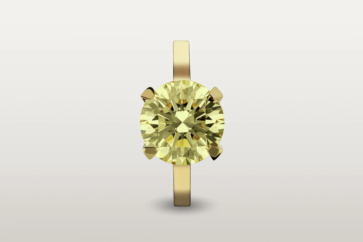 Anello mandana Two Yellow